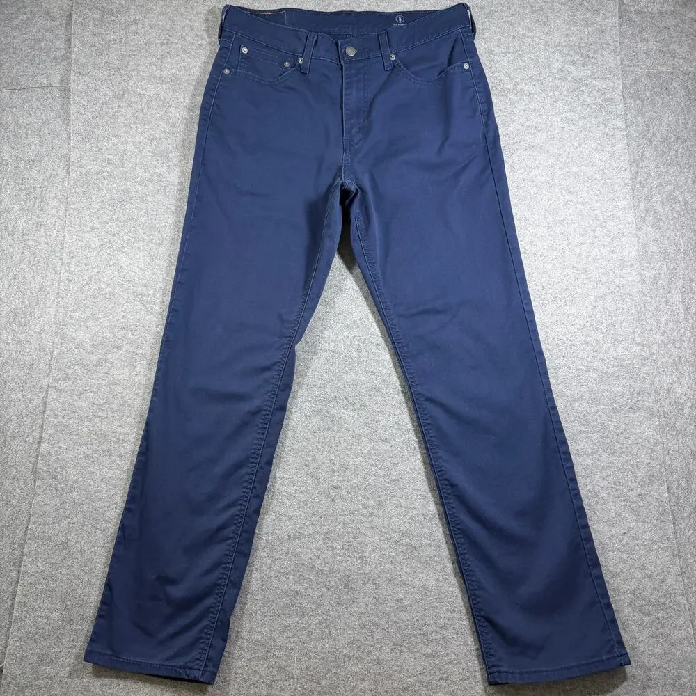 Levi's 541 Athletic Taper Jeans Mens 32x32 Navy Blue Stretch Denim Red Tab